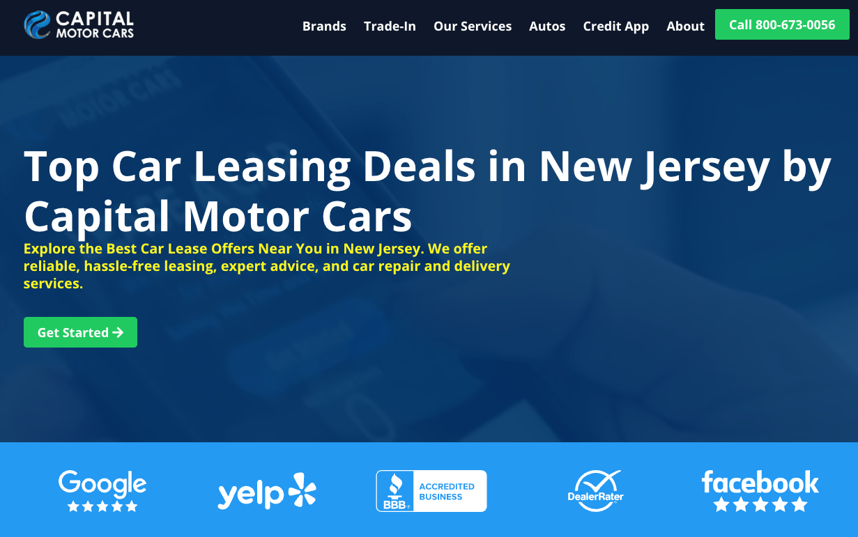SEO Case Study: Capital Motor Cars - Driving 102% Growth in Organic Visibility and 3500+ Lead Generation